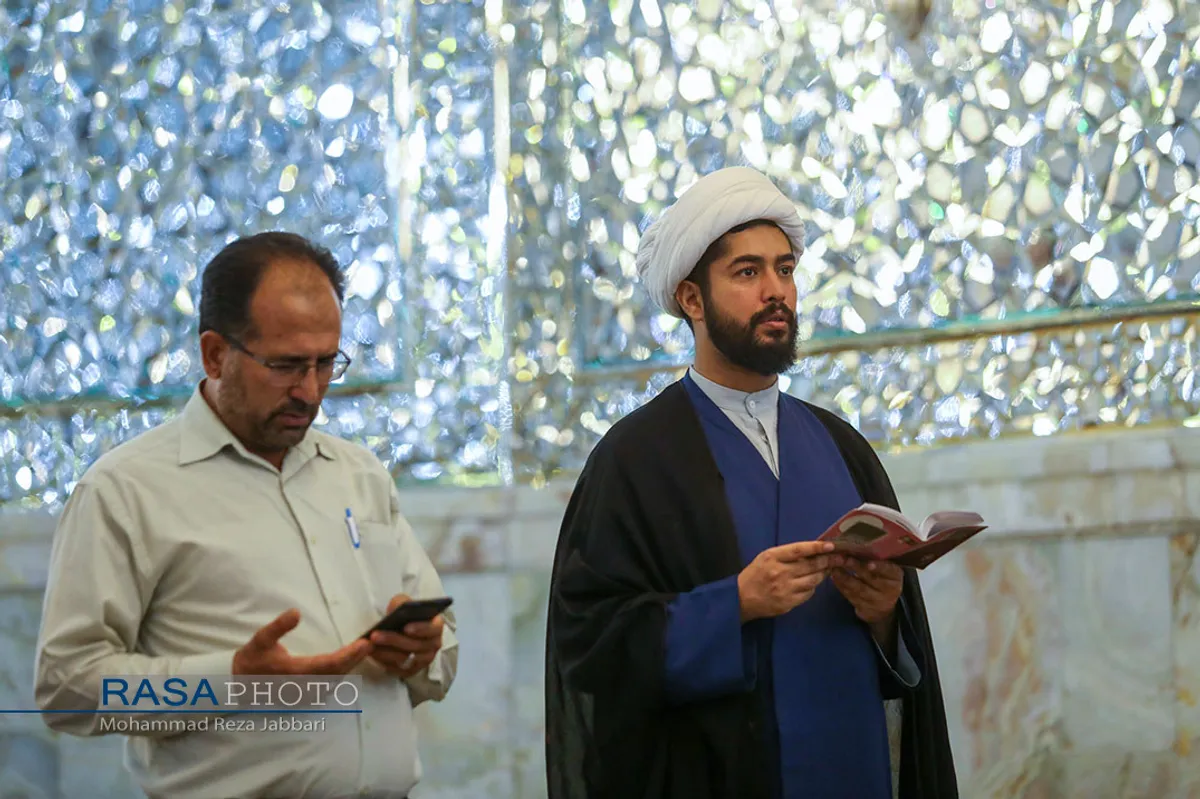 مراسم پرفیض دعای عرفه در حرم کریمه اهلبیت (سلام الله علیها)