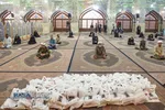 توزیع اقلام بهداشتی بین مجاورین حرم امامزاده سید علاالدین حسین (ع) شیراز