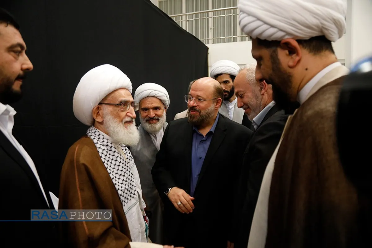 بزرگداشت شهدای غزه و اعلام حمایت از ملت فلسطین در دفتر حضرت آیت&zwnj;الله نوری همدانی