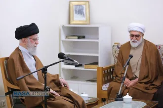دیدار اعضای هیئت علمی پنجمین کنگره جهانی حضرت امام رضا (علیه&zwnj;السلام) با رهبر انقلاب