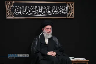 مراسم عزاداری روز اربعین هیئت&zwnj;های دانشجویی در حضور رهبر انقلاب