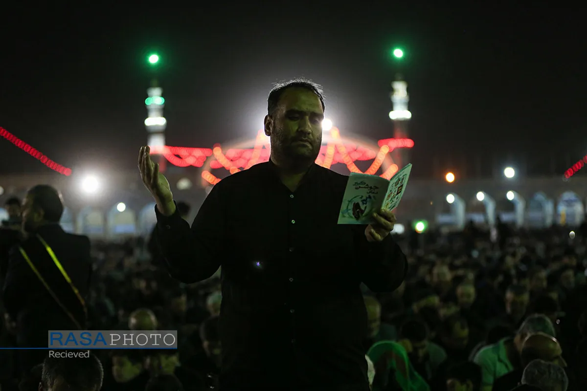 شب ۲۱ ماه مبارک رمضان در مسجد مقدس جمکران