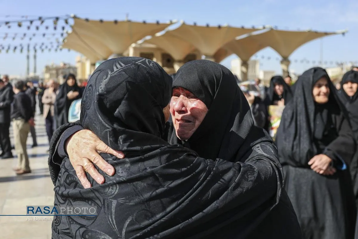 تشییع 13 شهید حملات اخیر دشمن در قم
