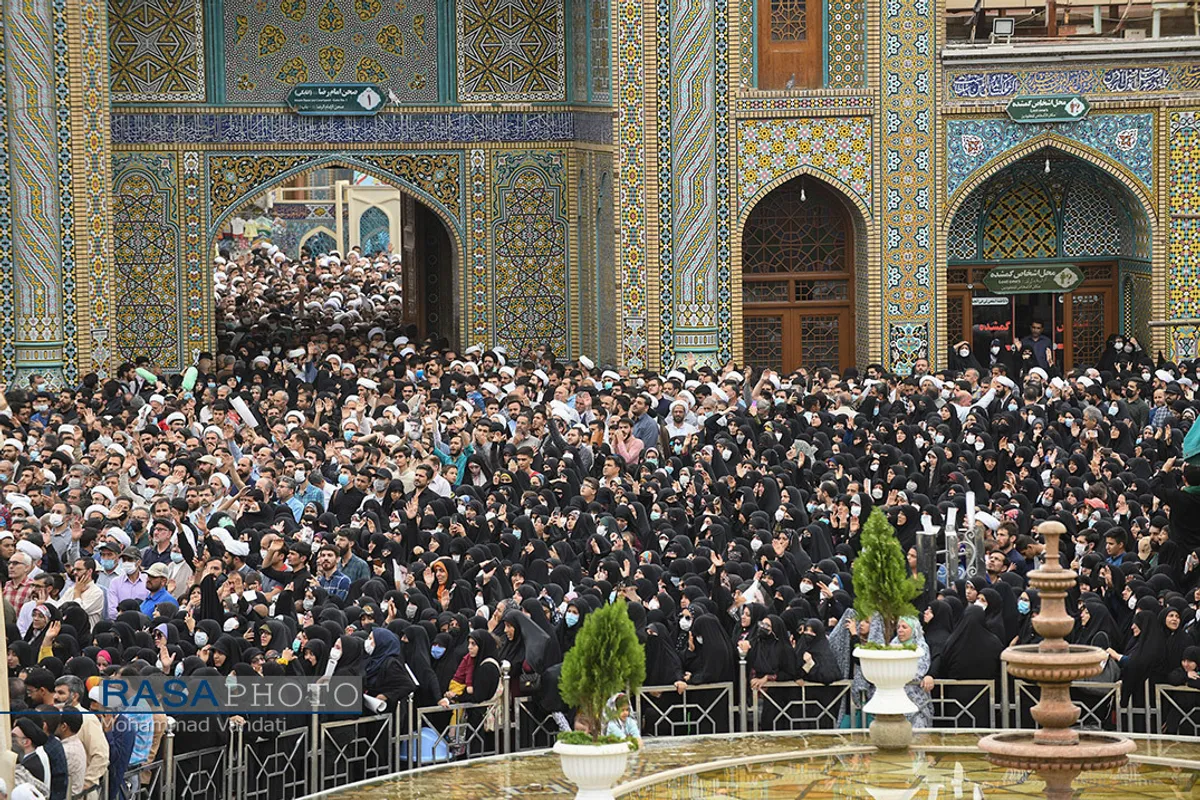 تشییع پیکر مرحوم آیت الله فاطمی&zwnj;نیا در قم