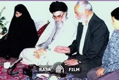 لوبیا پلوی مادر شهید برای رهبرانقلاب