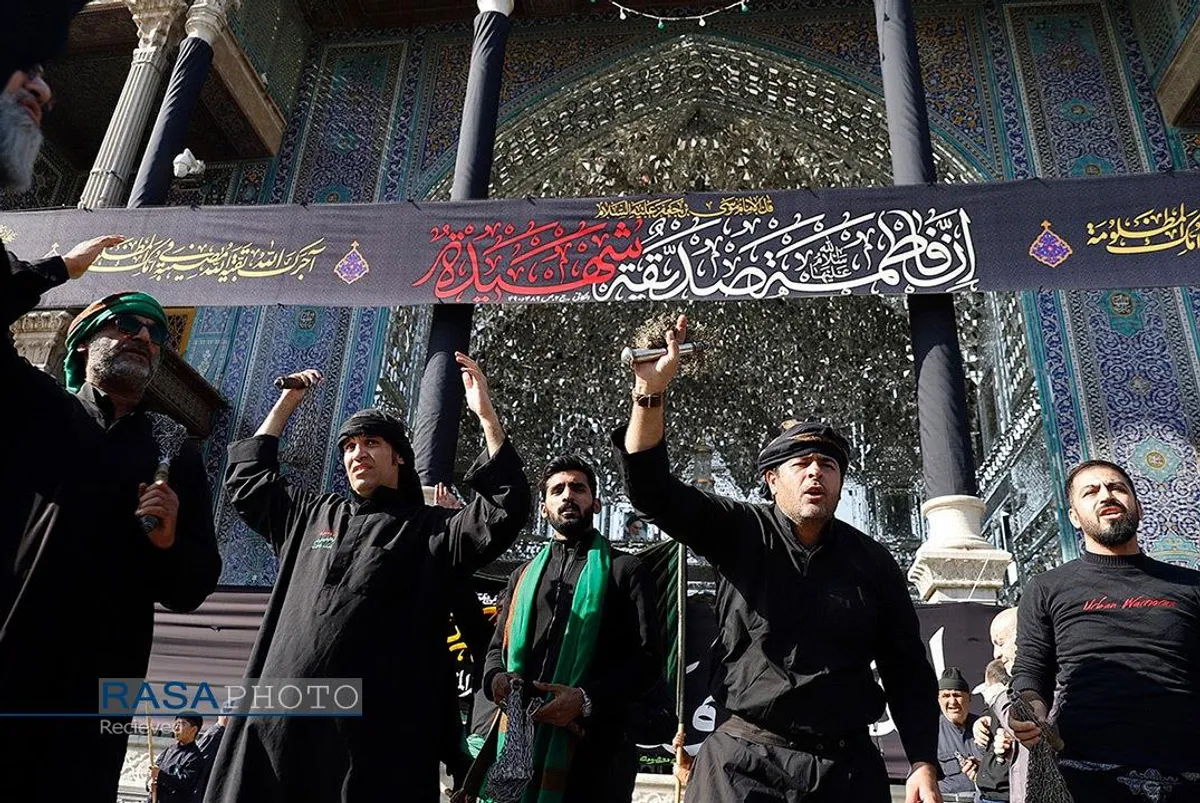 حرم کریمه اهلبیت (س) در روز شهادت حضرت زهرا (سلام&zwnj;الله&zwnj;علیها)