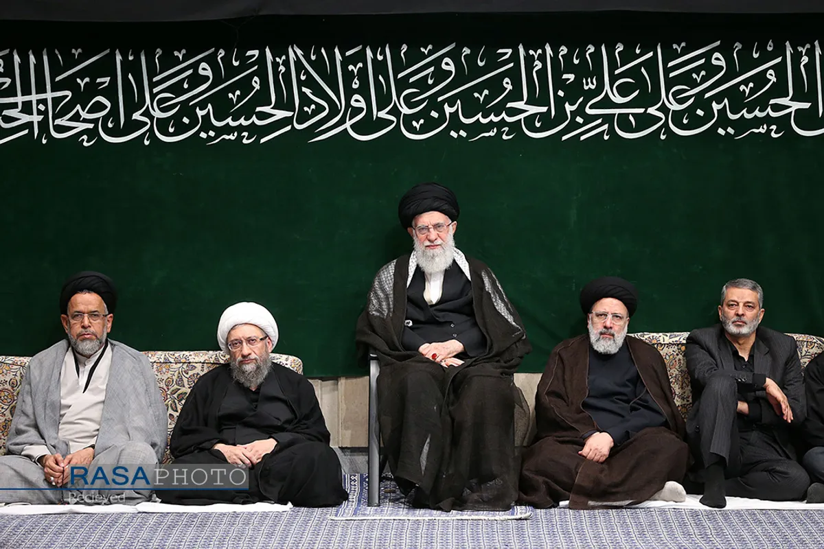 مراسم عزاداری حضرت اباعبدالله الحسین (علیه&zwnj;السلام) در شب تاسوعا با حضور رهبر انقلاب
