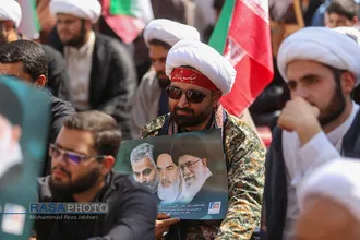 تجمع اعتراض&zwnj;آمیز حوزویان به هتک حرمت قرآن و اسلام