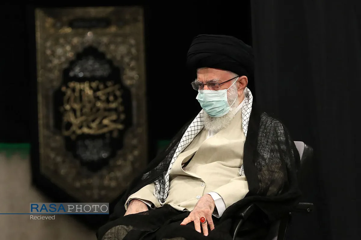 مراسم عزاداری شهادت امام رضا (ع) با حضور مقام معظم رهبری