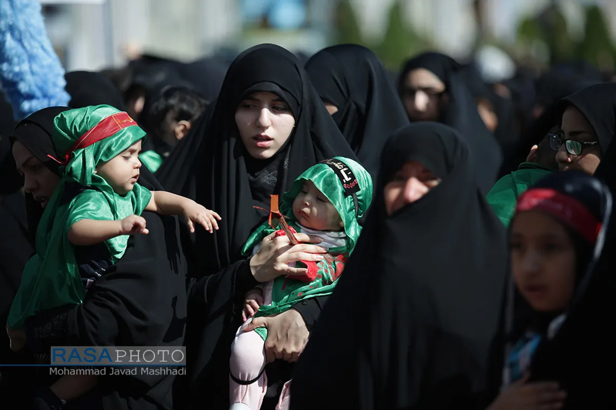 مراسم شیرخوارگان حسینی در حرم مطهر حضرت امام رضا (ع)