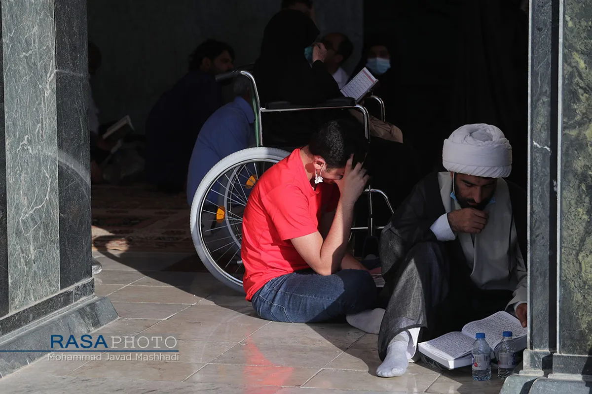 مراسم پرفیض دعای عرفه در حرم مطهر رضوی