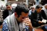 مراسم تشییع دو شهید گمنام دفاع مقدس&lrm; در تهران
