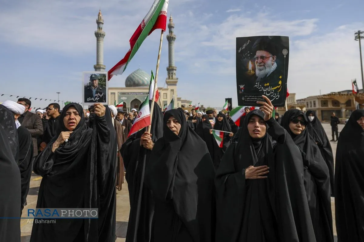 مراسم تشییع پیکر شهید حجت الاسلام محسن مهدوی کلاته
