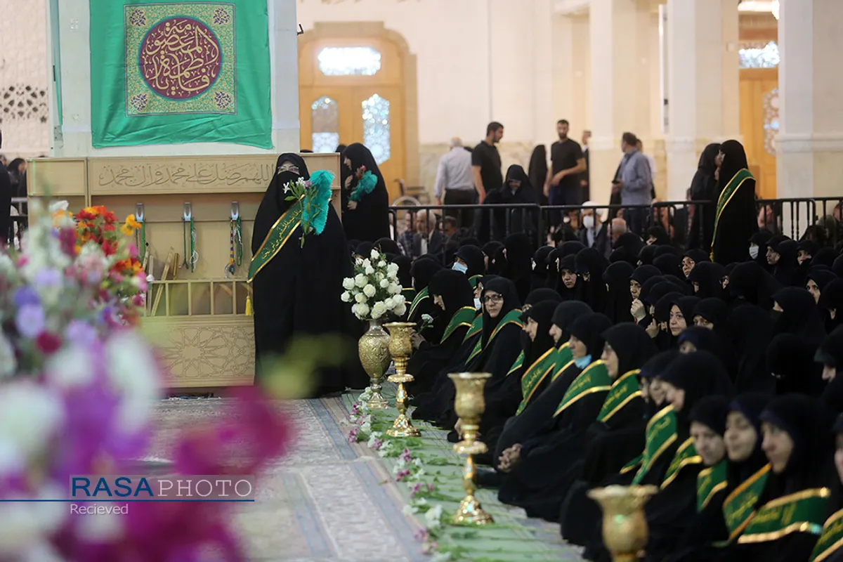 آیین آغاز جشن&zwnj;های دهه کرامت در حرم حضرت معصومه (سلام الله علیها)