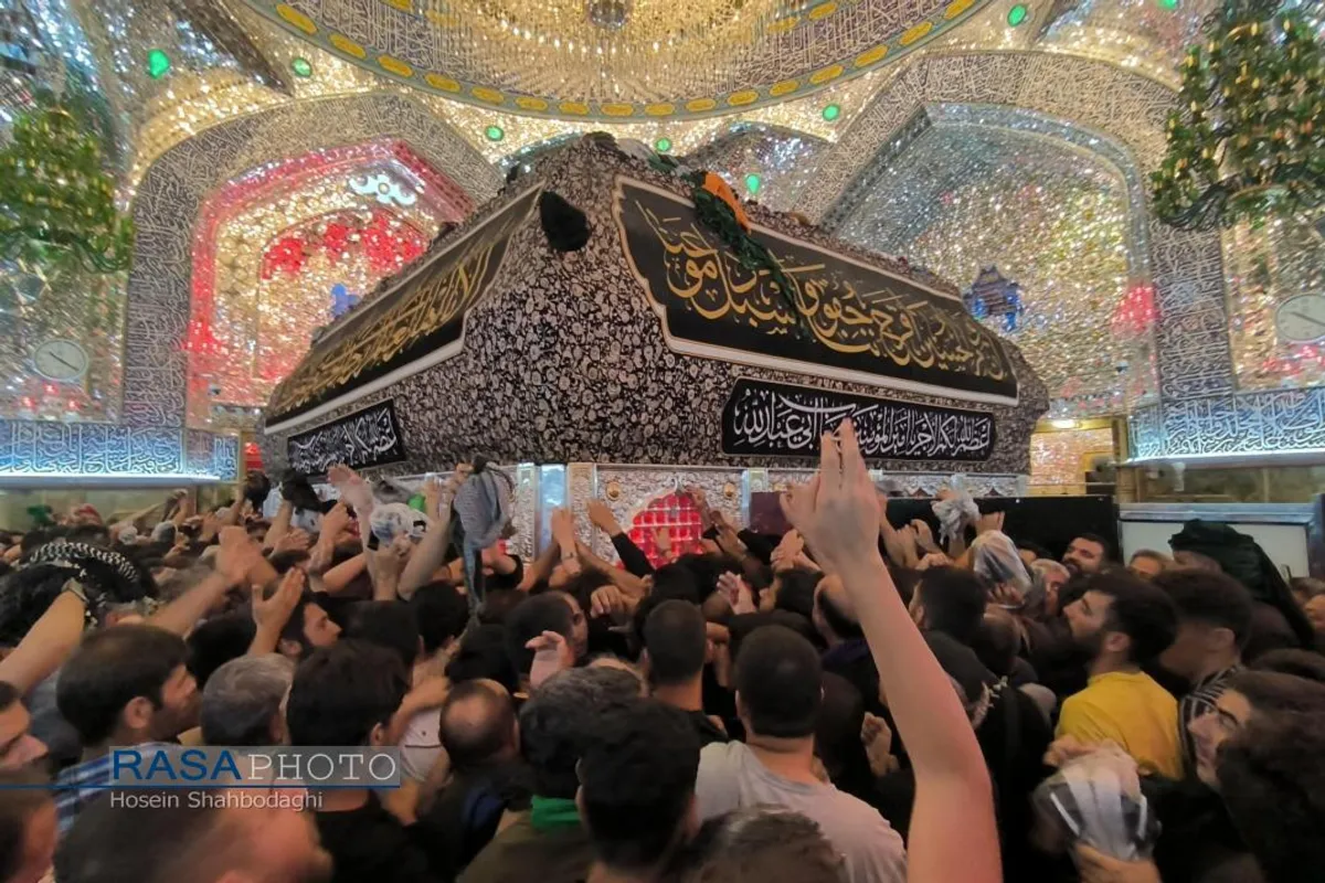 حال و هوای حرم امیرالمومنین (ع) در آستانه اربعین حسینی (ع)