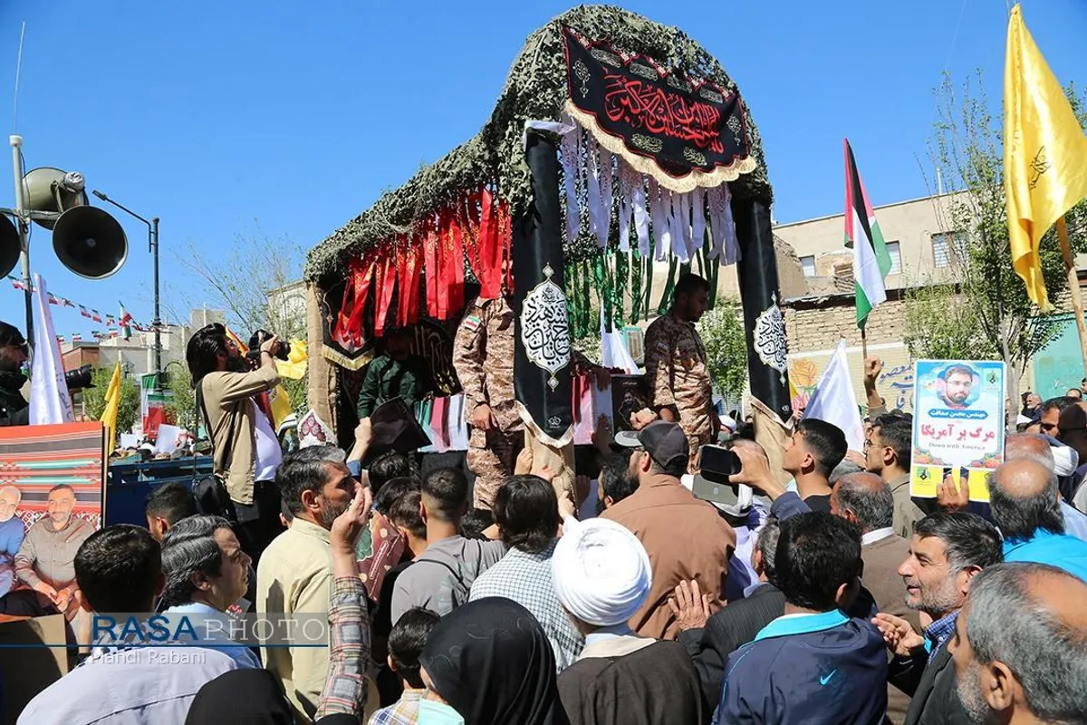 راهپیمایی باشکوه روز قدس در قم