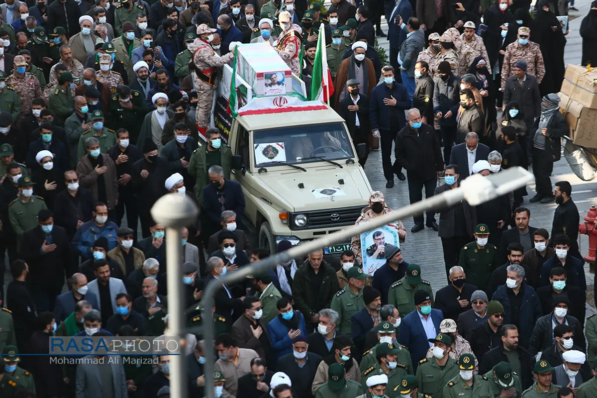 تشییع پیکر مطهر سردار مهدی مهدوی نژاد