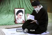 حضور رهبر انقلاب در مرقد امام خمینی و گلزار شهدا