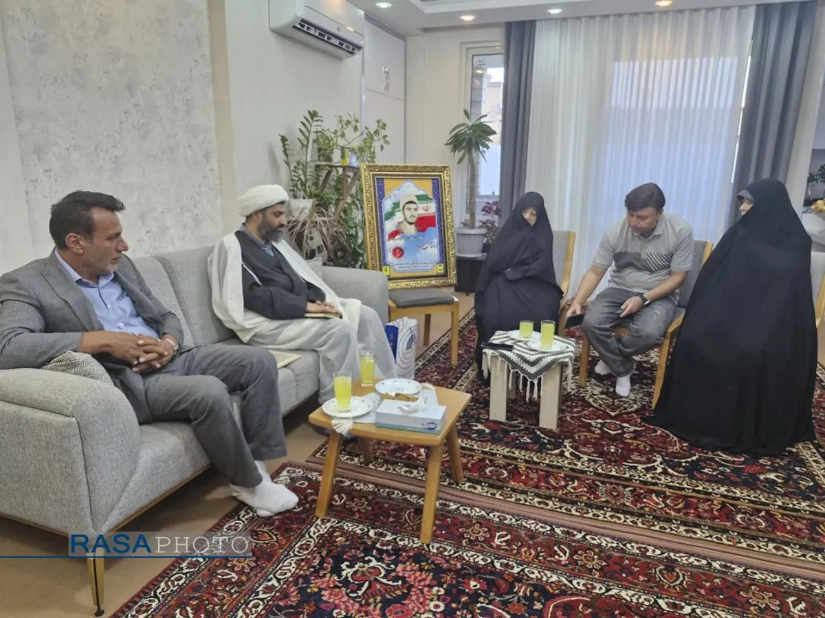 دیدار مدیرعامل خبرگزاری رسا با خانواده طلبه شهید ابراهیمی