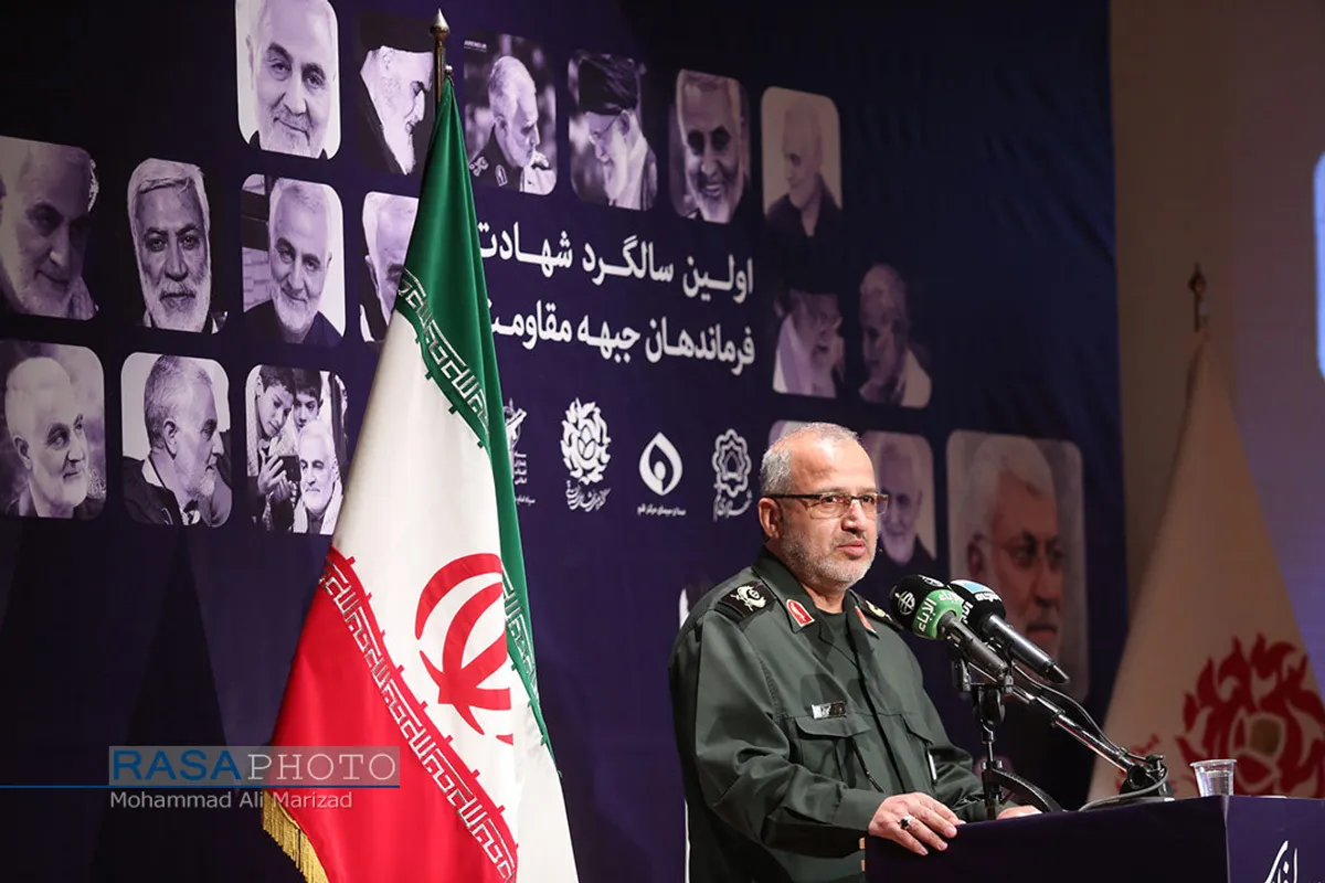 مراسم سالگرد شهادت شهید سپهبد حاج قاسم سلیمانی در قم