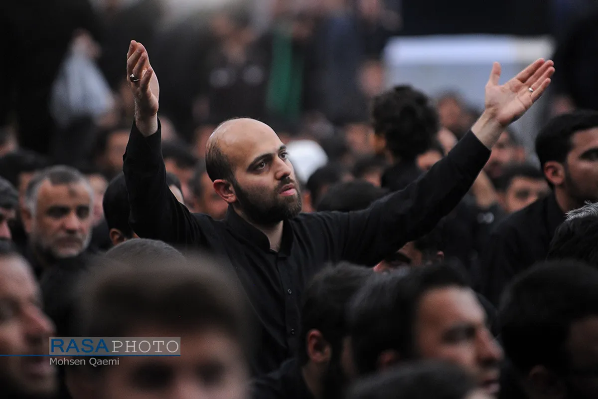 مراسم عزاداری هیئت کف العباس (ع) قم