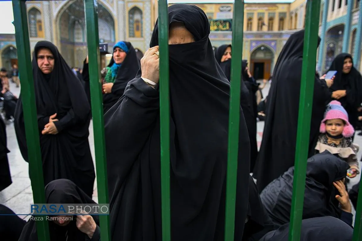 عزاداری روز شهادت حضرت امام موسی کاظم (علیه&zwnj;السلام) در حرم بانوی کرامت