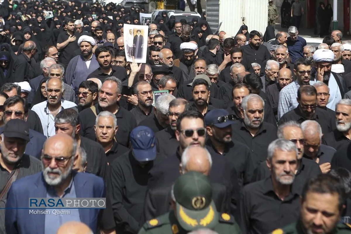 تشییع پیکر پاک سرلشکر شهید حاج محمدحسن محققی در تهران