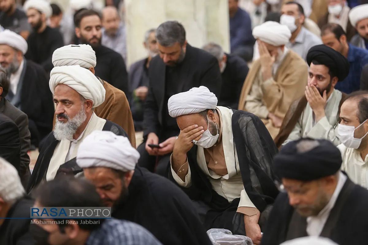 مراسم ختم آیت الله فاطمی&zwnj;نیا در مسجد اعظم قم