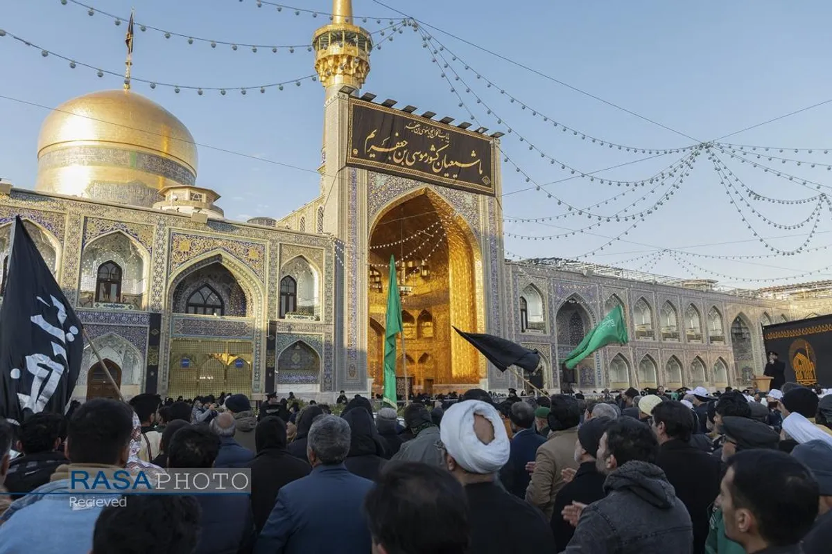 عزاداری روز شهادت حضرت امام موسی بن جعفر (علیه&zwnj;السلام) در حرم مطهر رضوی
