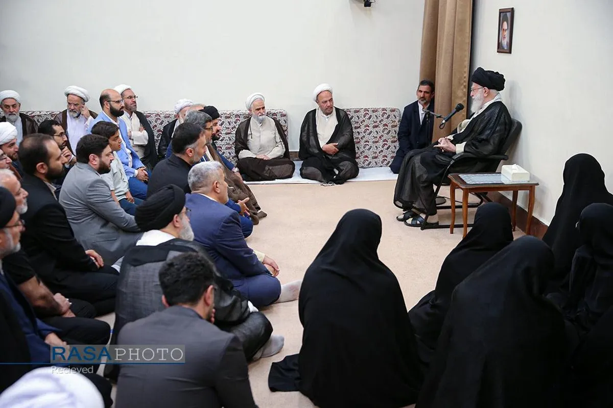 دیدار تولیت جدید، مدیران و از اساتید مدرسه عالی شهید مطهری با رهبر معظم انقلاب