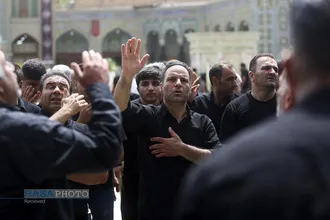 عزاداری روز اربعین حسینی (ع) در حرم حضرت معصومه (سلام&zwnj;الله&zwnj;علیها)