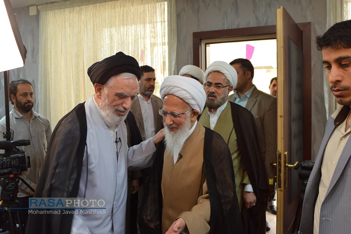 دیدار مدیر حوزه علمیه خراسان با آیت الله جوادی آملی&lrm;