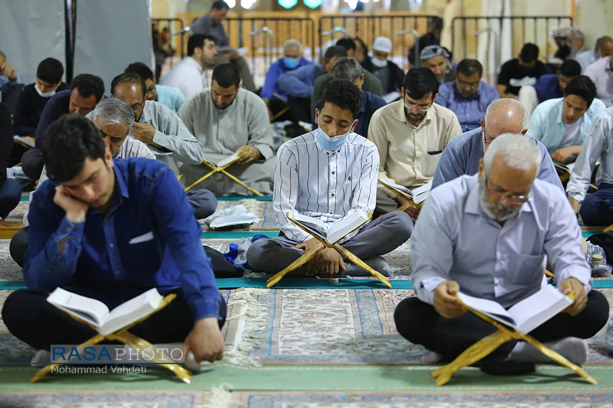 مراسم جزء&zwnj;خوانی قرآن کریم در حرم کریمه اهلبیت (ع)