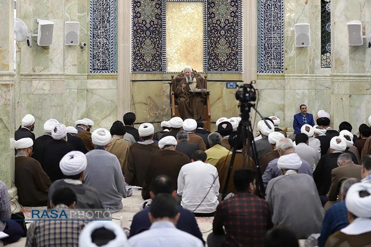 جلسه درس خارج فقه قضا و شهادت حضرت آیت الله جوادی آملی