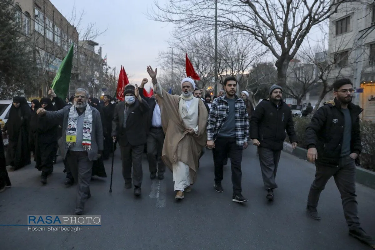قیام مردم قم علیه اغتشاشگران