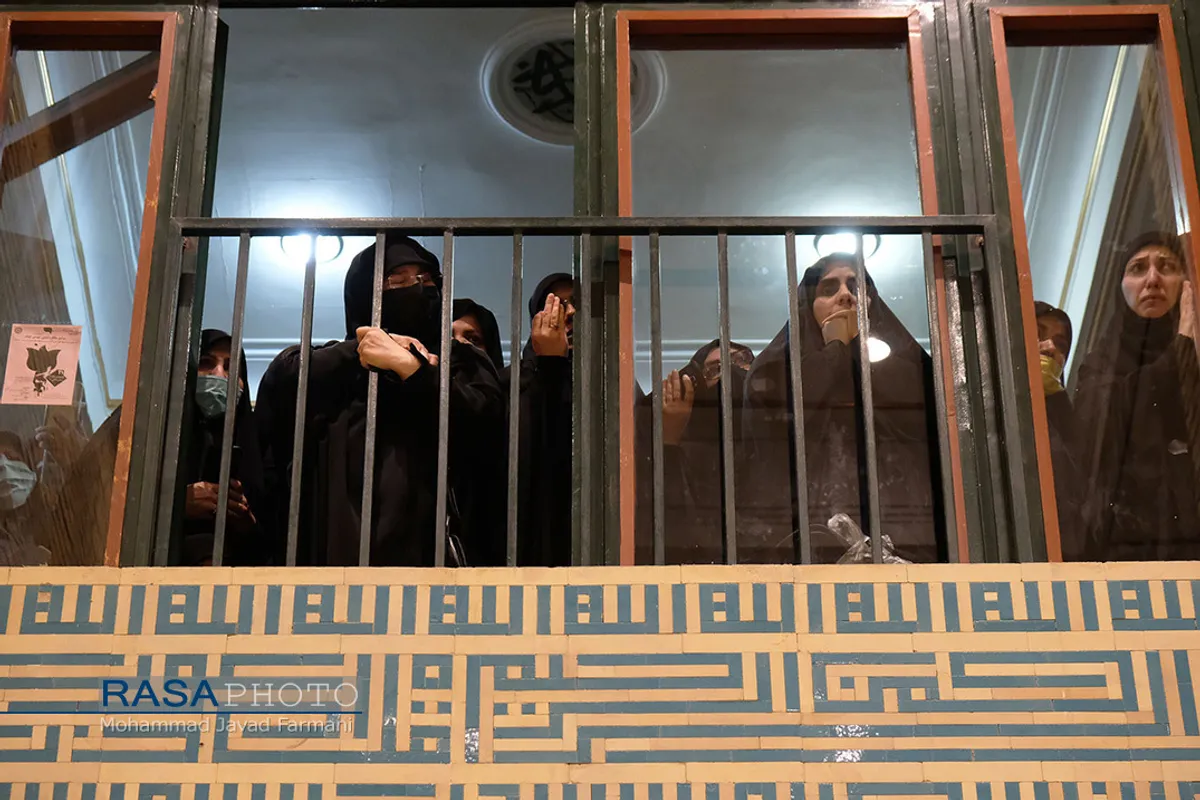 مراسم وداع با پیکر آیت الله فاطمی&zwnj;نیا در تهران