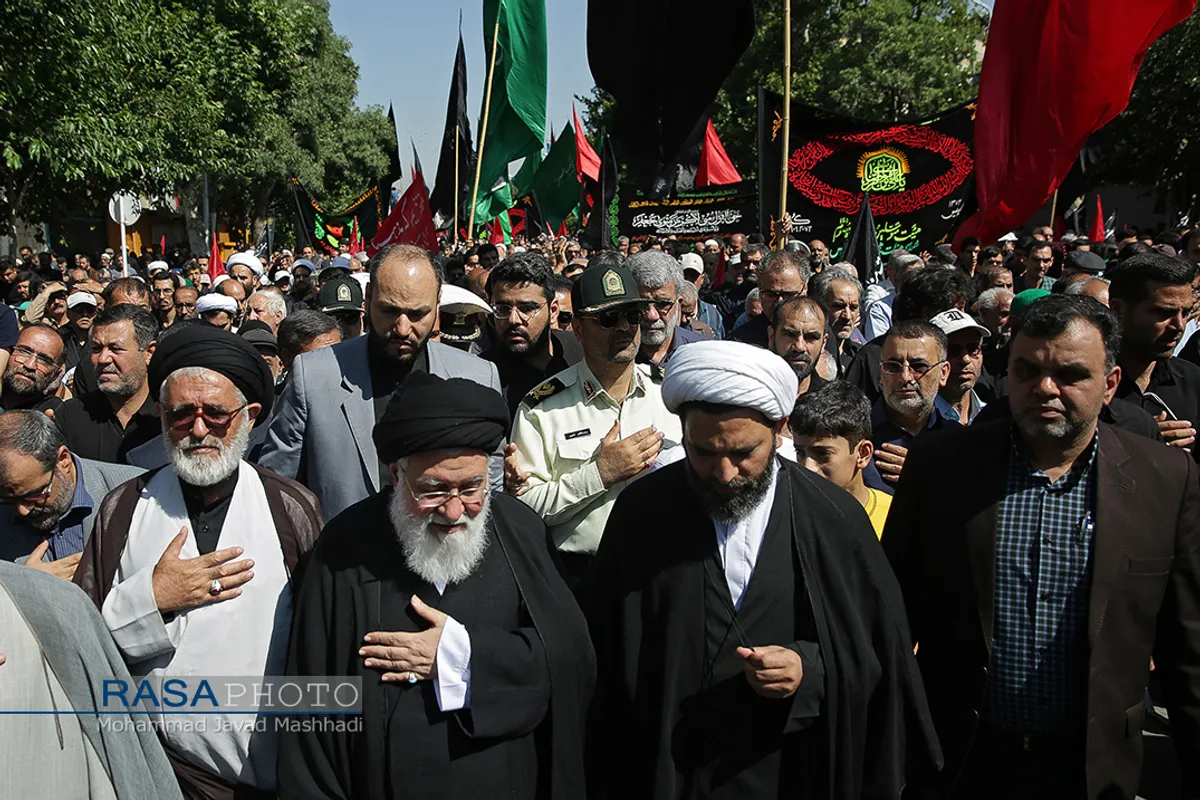 تشییع شهید و عزاداری روز شهادت حضرت امام جعفر صادق (علیه السلام) در مشهد