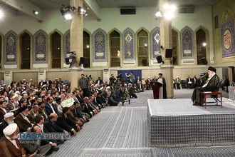 دیدار دست اندرکاران و کارگزاران حج با مقام معظم رهبری