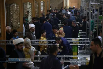 سفره افطاری حرم مطهرحضرت معصومه (سلام&zwnj;الله&zwnj;علیها)