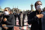 عزاداری روز تاسوعای حسینی در حرم حضرت معصومه (سلام الله علیها)