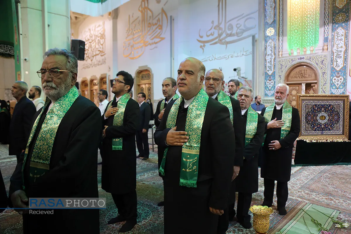 آیین آغاز جشن&zwnj;های دهه کرامت در حرم حضرت معصومه (سلام الله علیها)