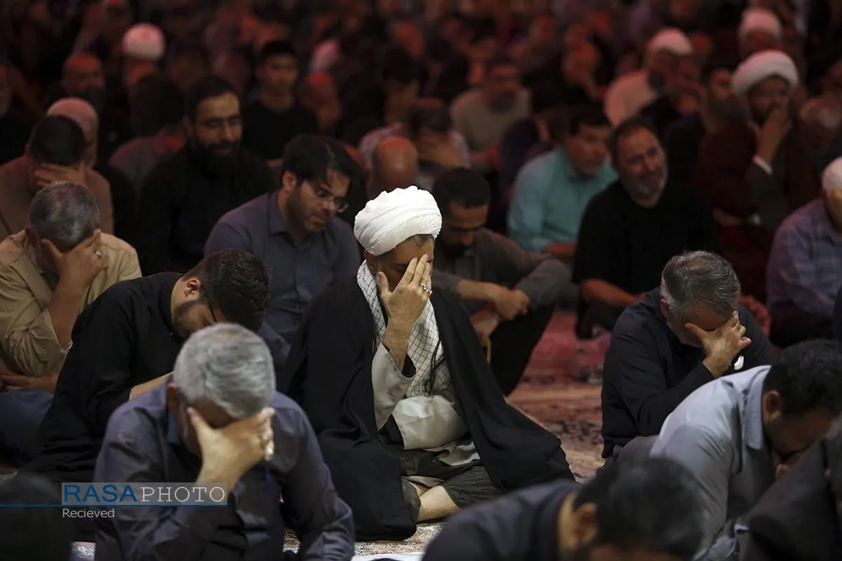 عزاداری شب شهادت حضرت امام جواد (ع) در حرم بانوی کرامت (س)