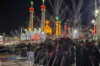 آیین سنتی &laquo;مشق شمشیر&raquo; نجفی&zwnj;های مقیم قم