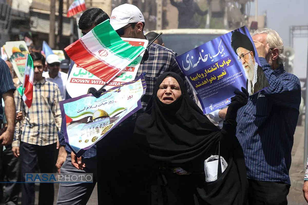 به سوی قدس | راهپیمایی روز جهانی قدس در اهواز