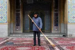 سفره افطاری حرم حضرت فاطمه معصومه (سلام&zwnj;الله&zwnj;علیها) در ماه مبارک رمضان