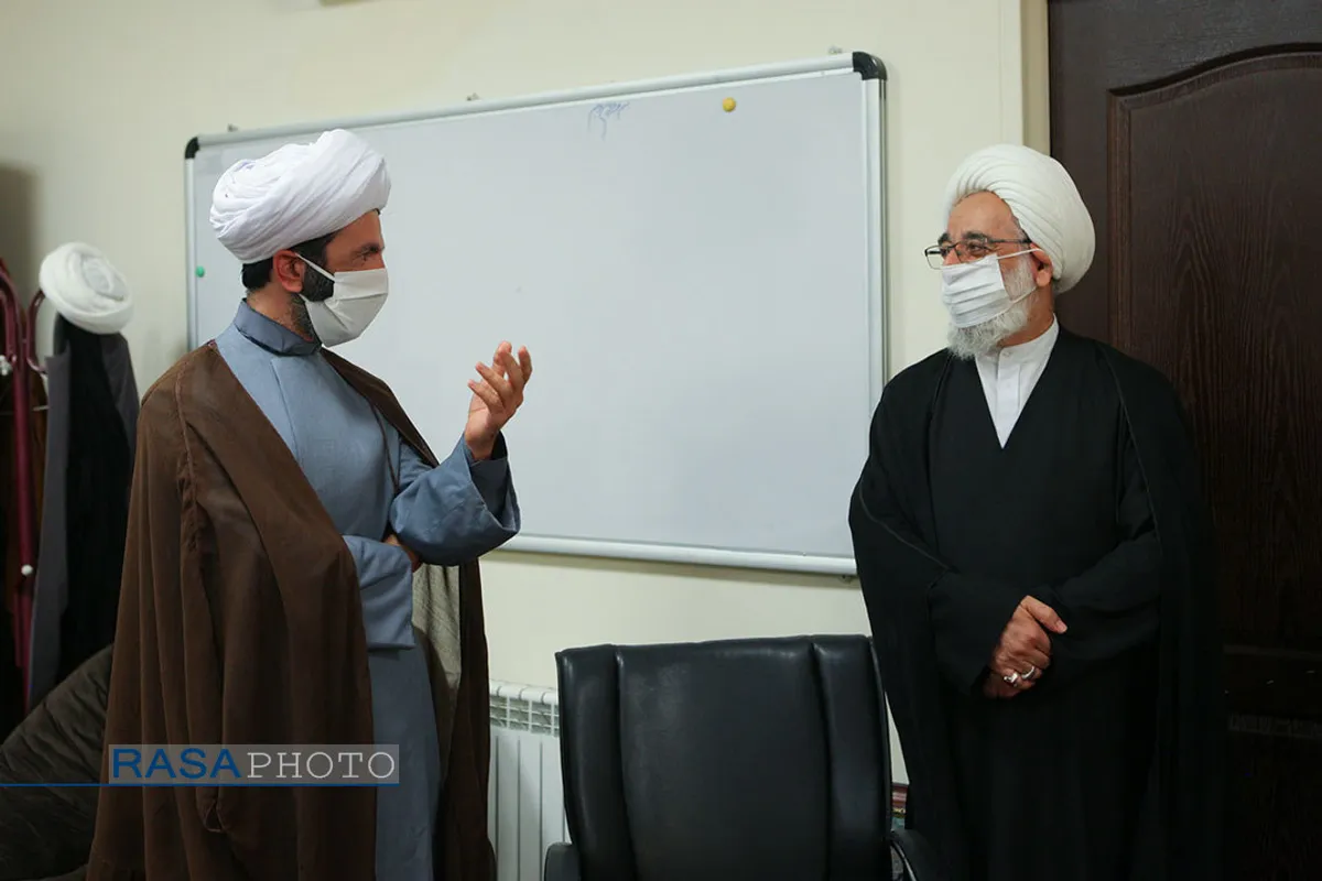 بازدید حجت الاسلام والمسلمین فرخ&zwnj;فال رییس مجمع عمومی جامعه مدرسین از خبرگزاری رسا