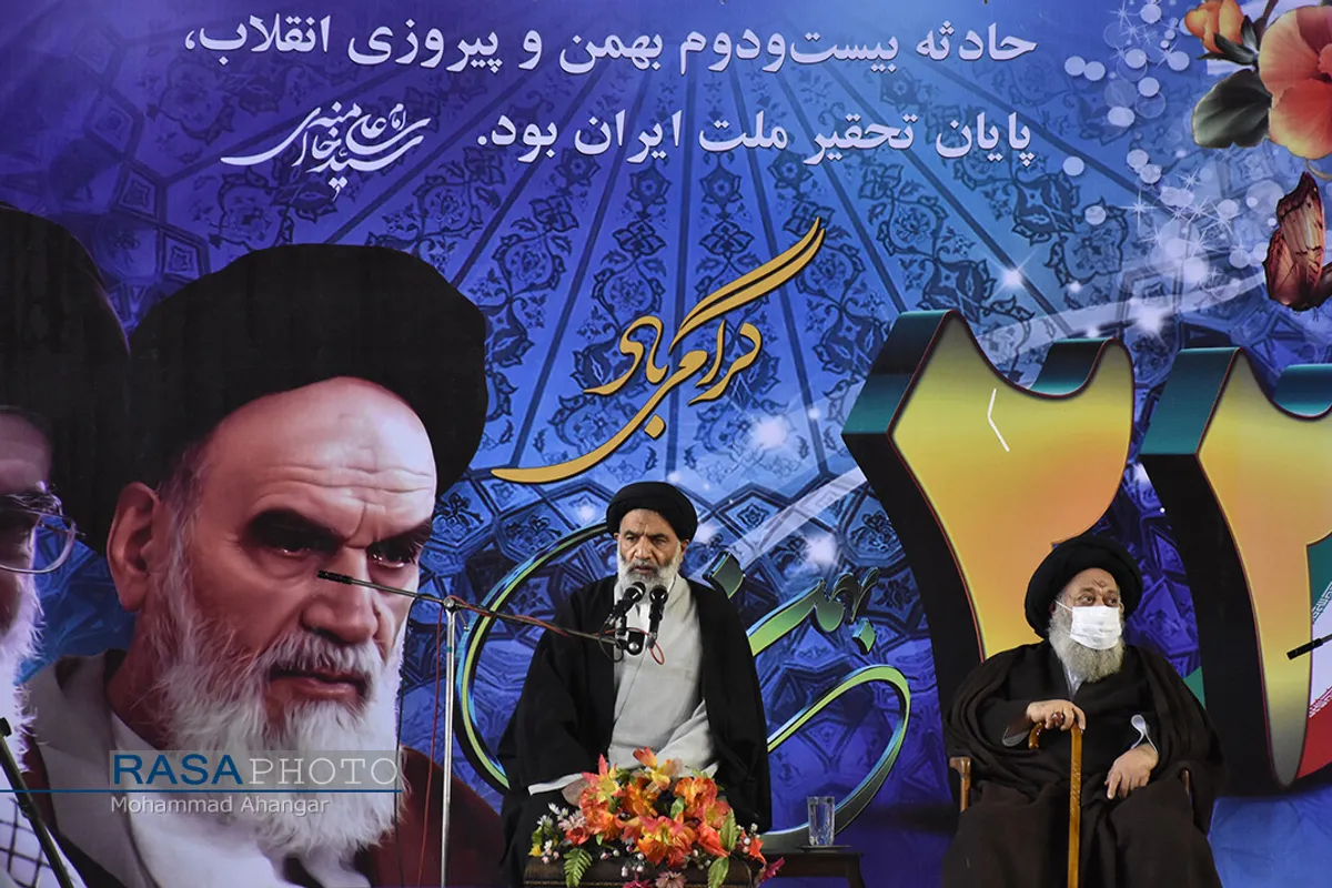 راهپیمایی خودرویی و موتوری مردم اهواز در یوم الله ۲۲ بهمن