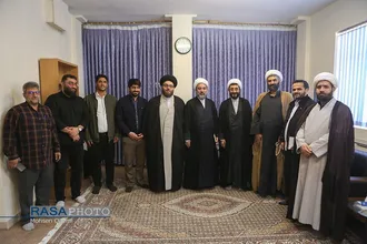 بازدید مدیرعامل و جمعی از اعضای خبرگزاری رسا از مجتمع تبلیغ حوزه علمیه