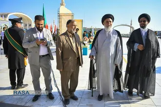 صبحگاه مشترک نیروی&zwnj;های مسلح در مسجد مقدس جمکران