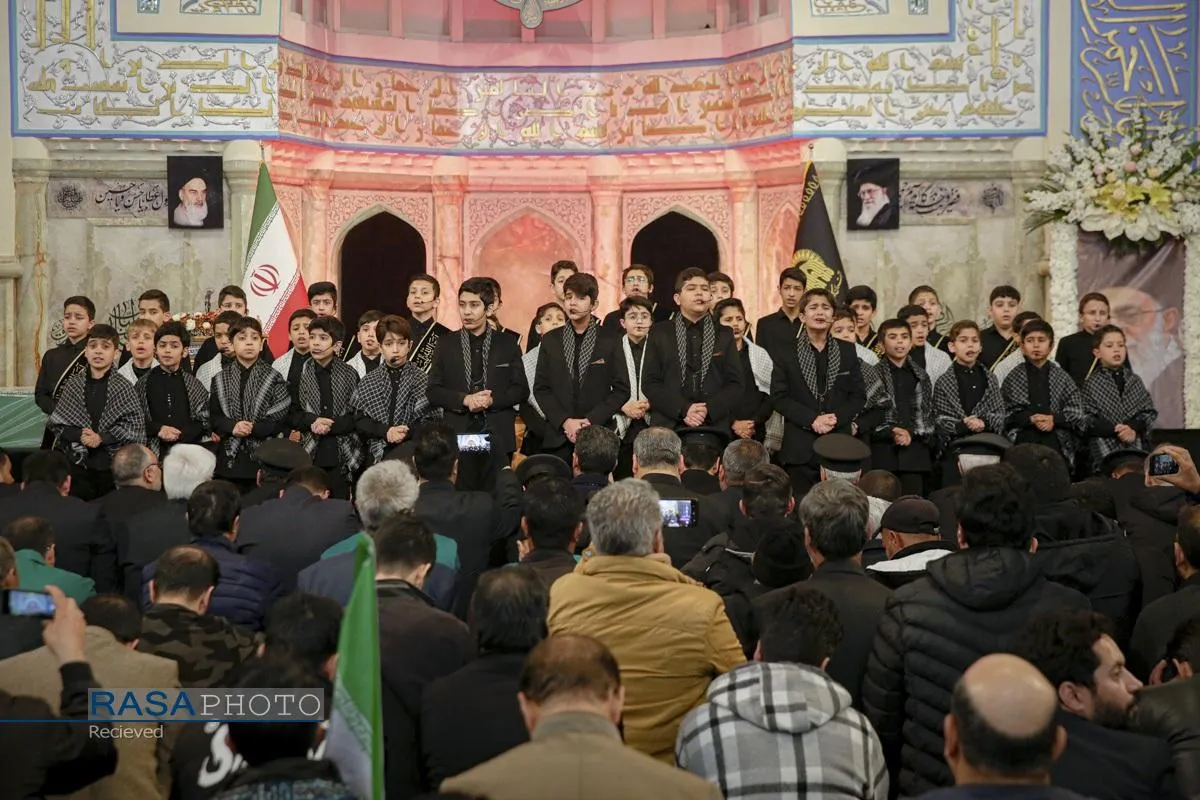 اجتماع عزاداران رهبر شهید انقلاب در حرم مطهر رضوی